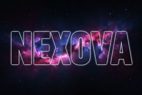 Quiero unas letras que sean de nebulosa y que ponga NEXOVA
